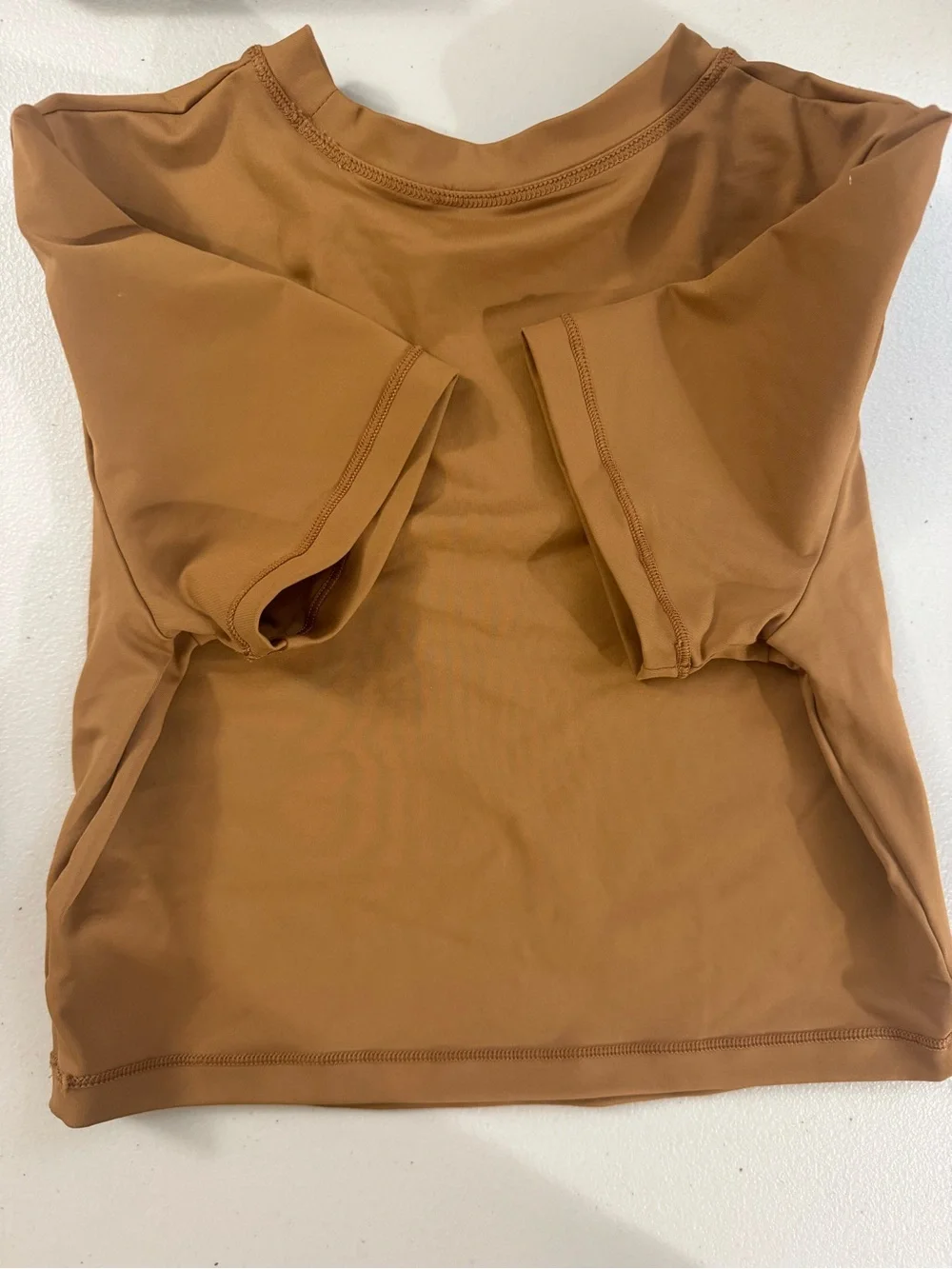 SKIMS Swim short sleeve cropped tee S